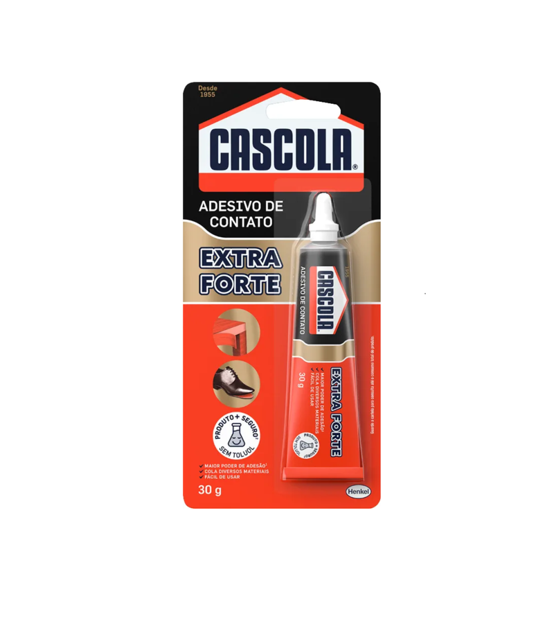 Adesivo de Contato Extra Forte sem Tuluol 30g Cascola